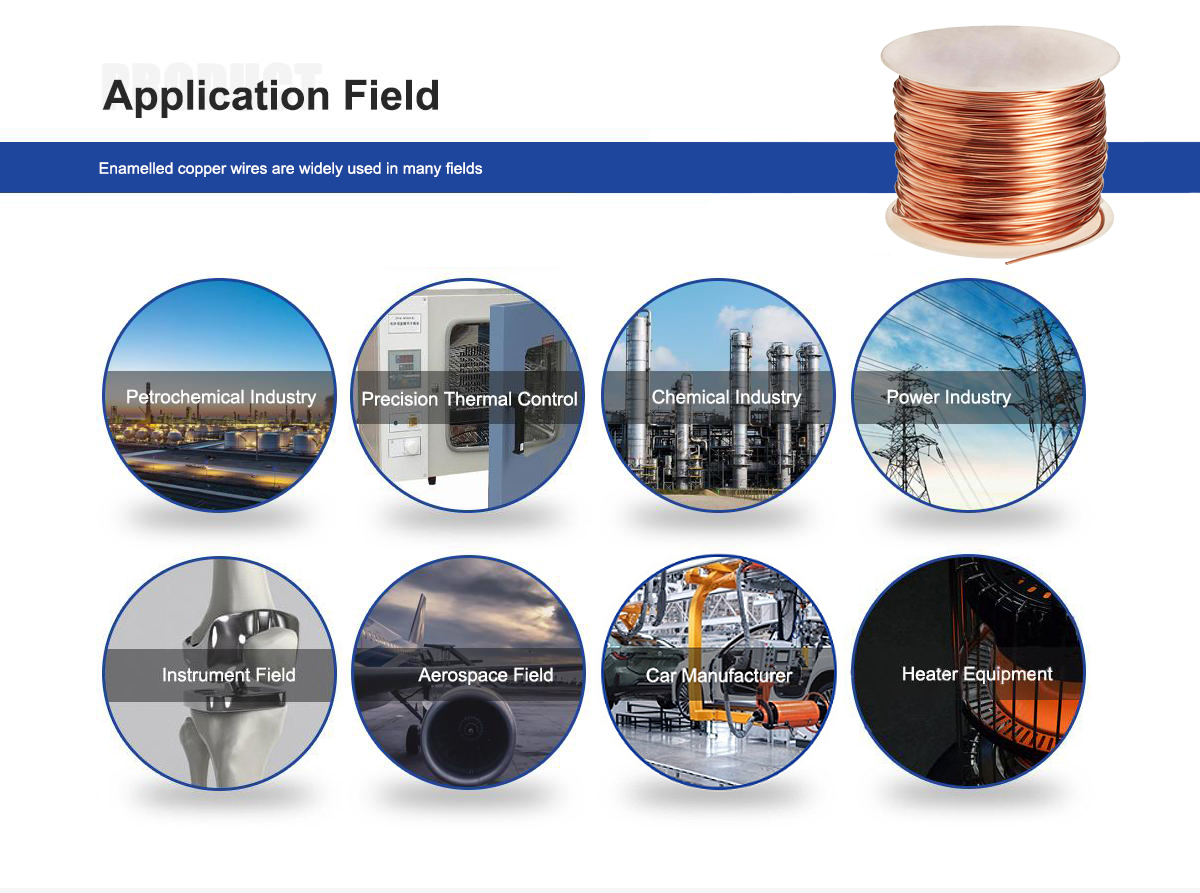 Enameled copper wire